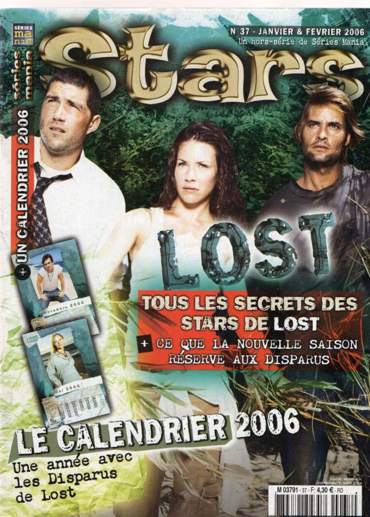SERIES MANIA STARS magazine side cover Issue 37 January/February 2006