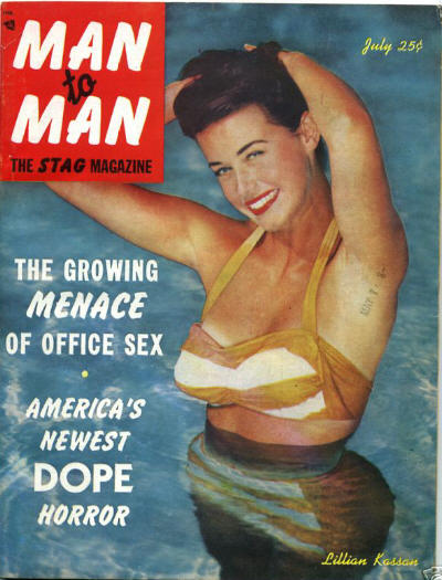 MAN TO MAN magazine side cover  July 1952