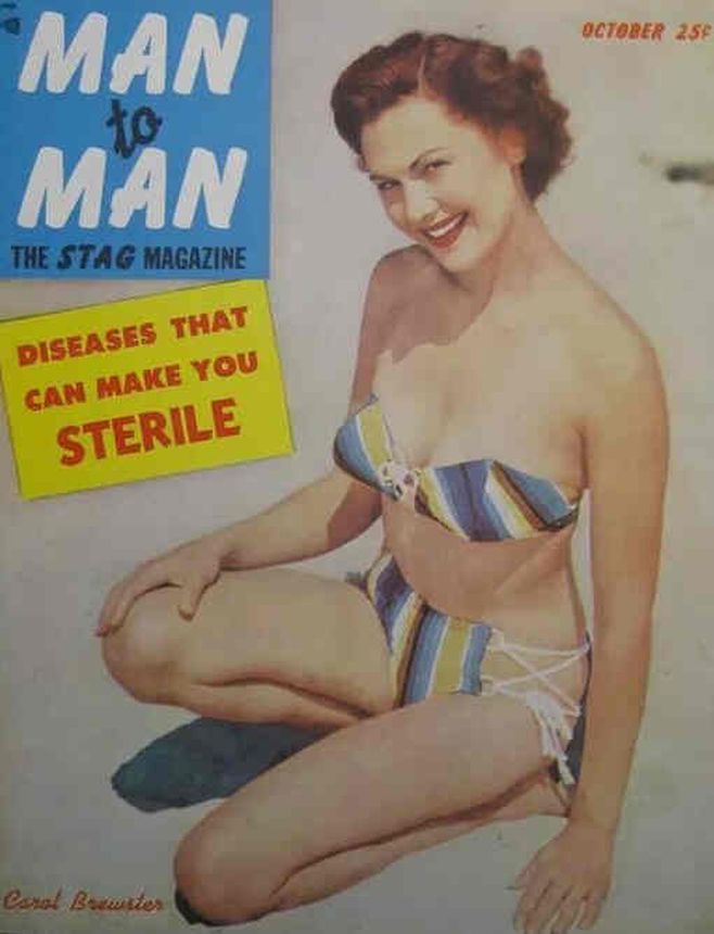 MAN TO MAN magazine side cover  October 1952