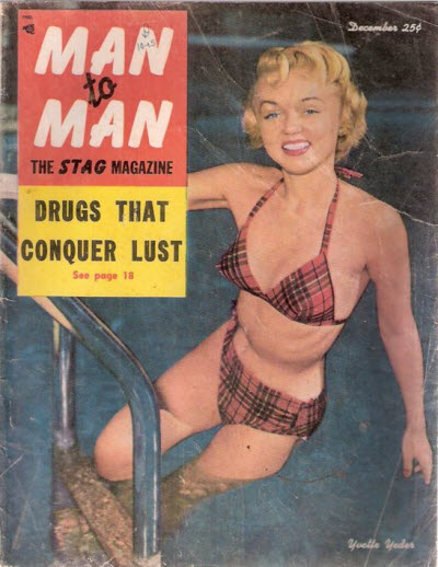 MAN TO MAN magazine side cover  December 1952