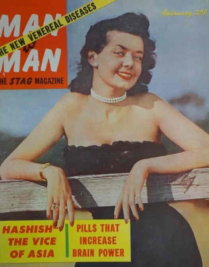 MAN TO MAN magazine side cover  February 1953