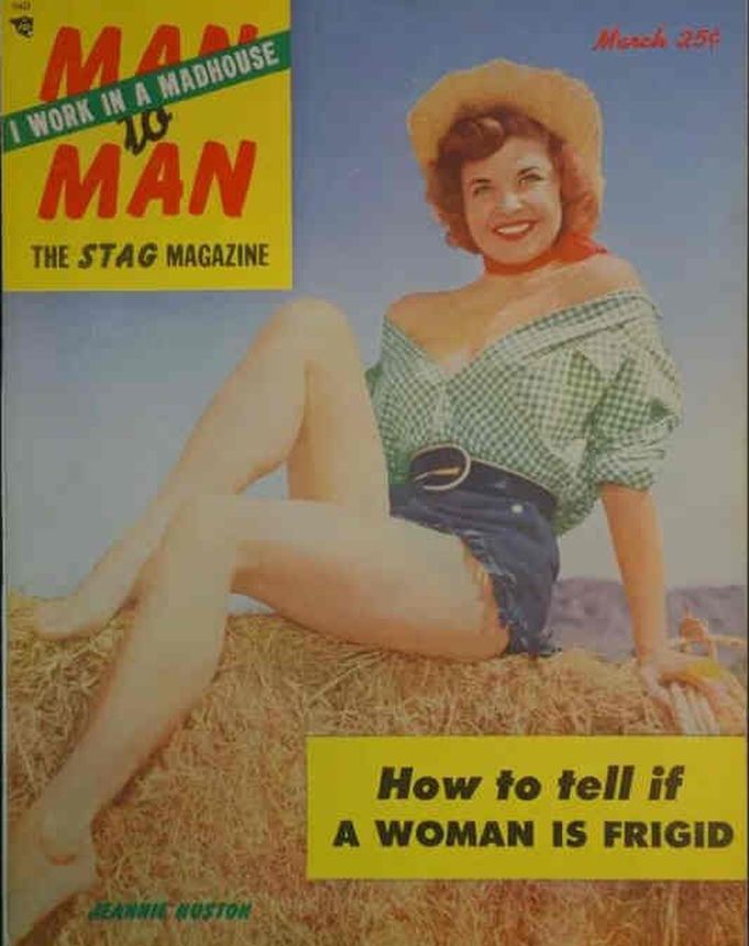 MAN TO MAN magazine side cover  March 1953