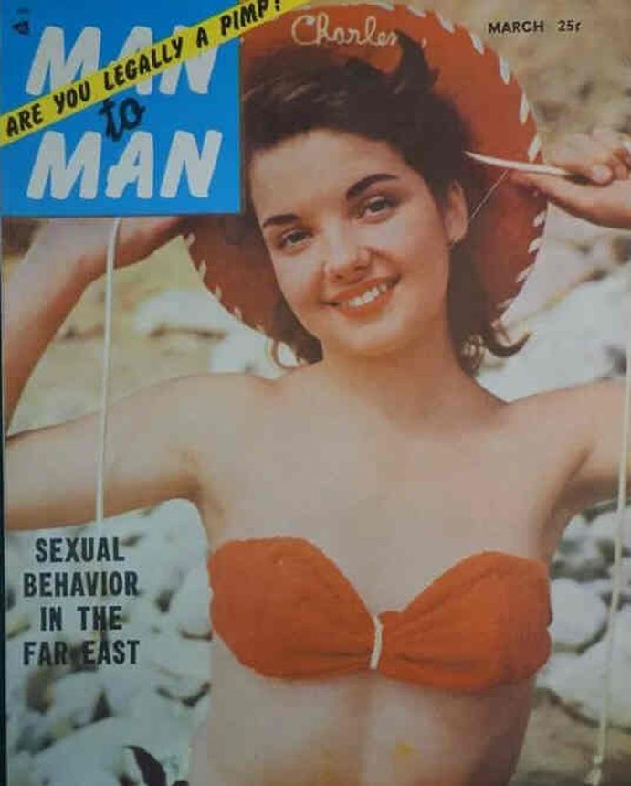 MAN TO MAN magazine side cover  March 1954