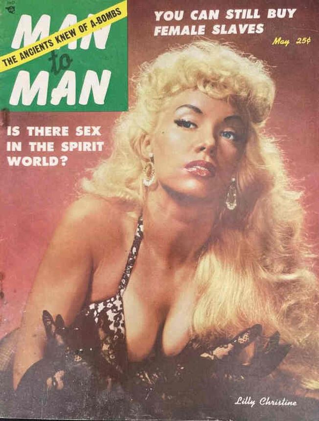 MAN TO MAN magazine side cover  May 1954