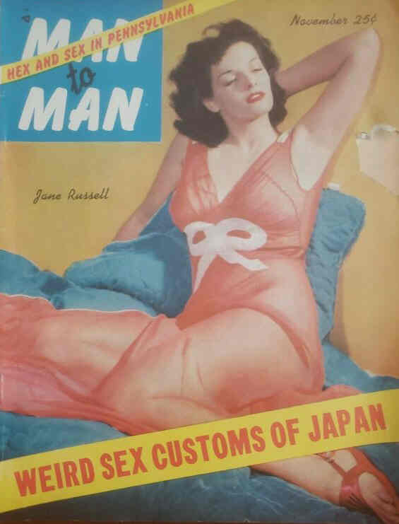 MAN TO MAN magazine side cover  November 1954