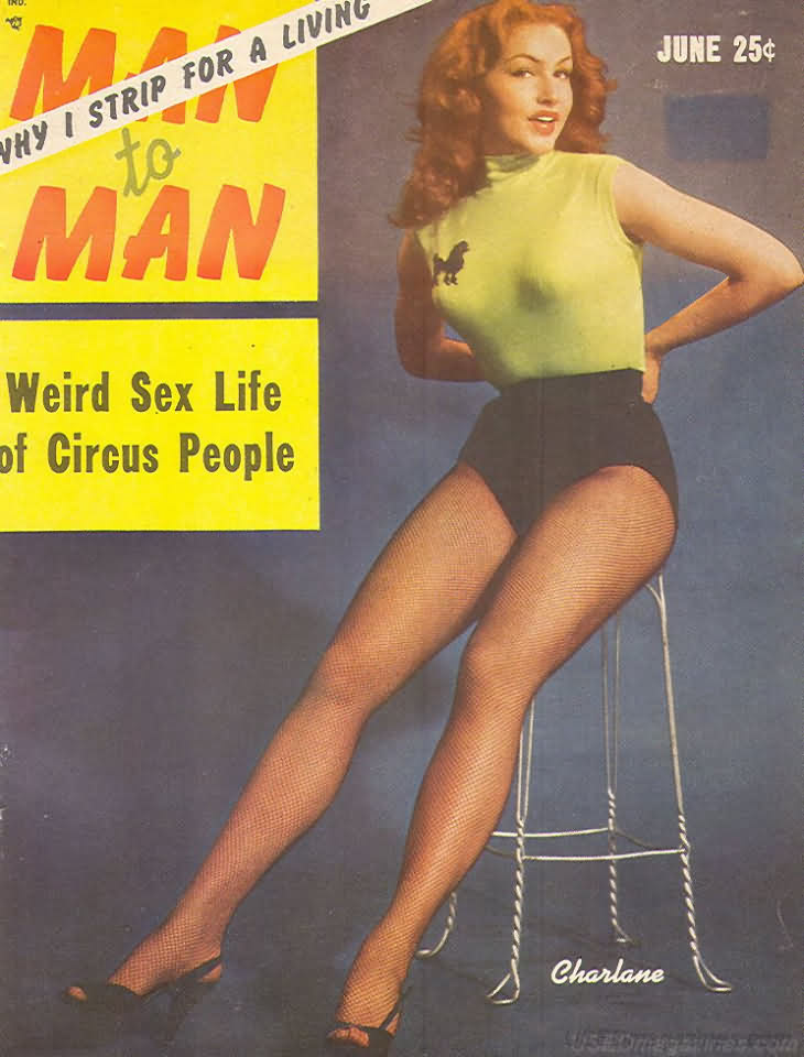 MAN TO MAN magazine side cover  June 1955