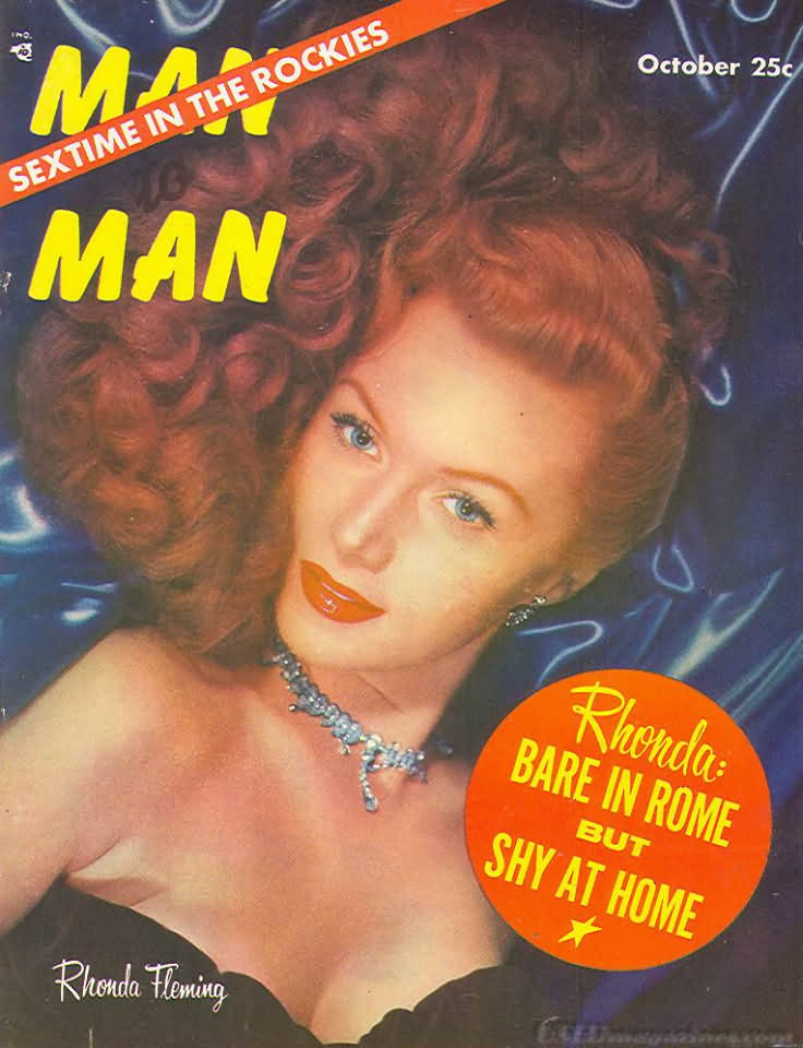 MAN TO MAN magazine side cover  October 1955