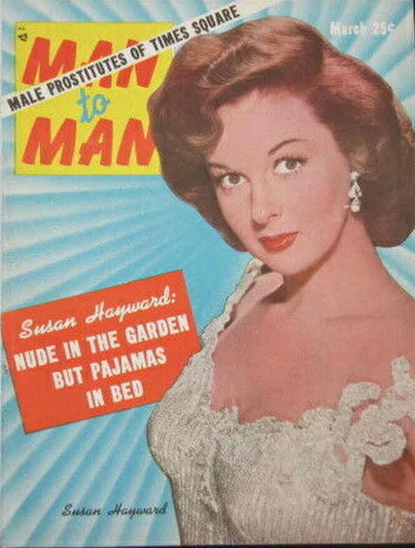 MAN TO MAN magazine side cover  March 1956