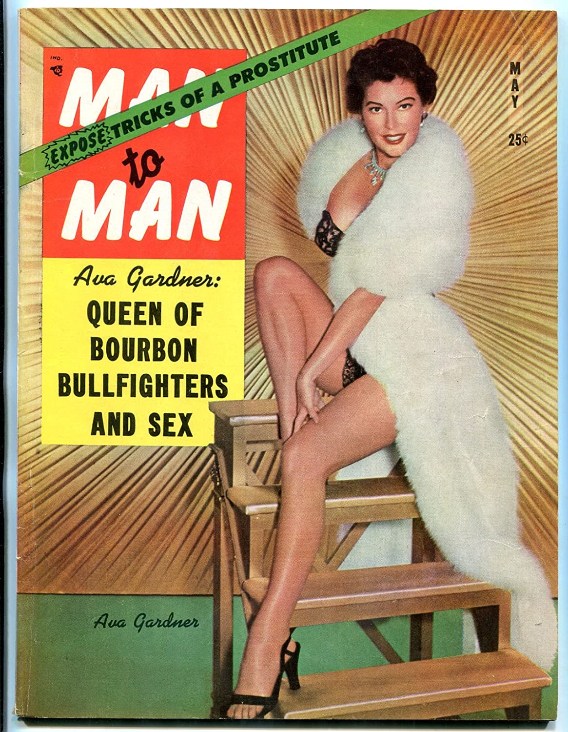 MAN TO MAN magazine side cover  May 1956