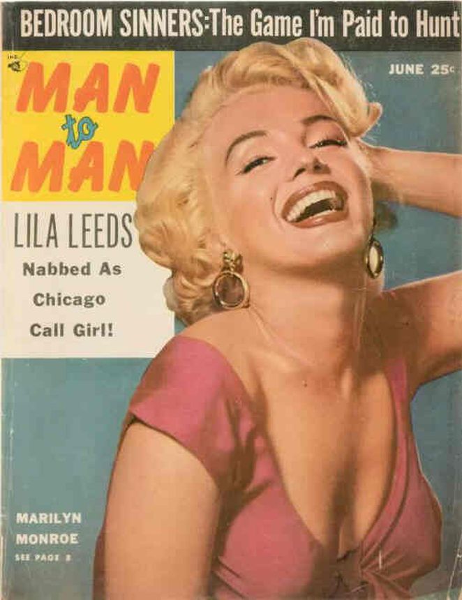 MAN TO MAN magazine side cover  June 1956