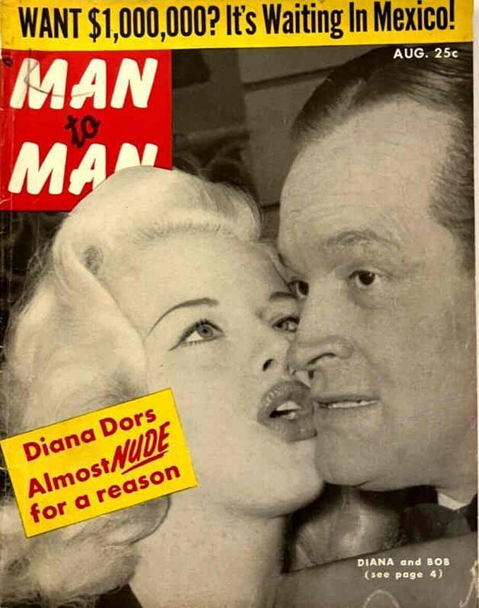 MAN TO MAN magazine side cover  August 1956