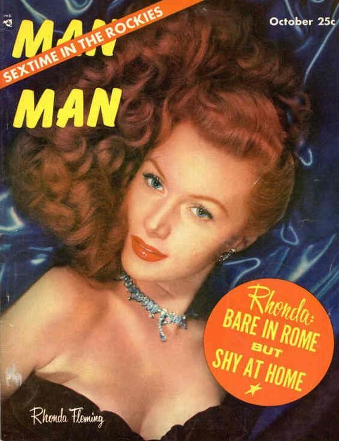 MAN TO MAN magazine side cover  October 1956