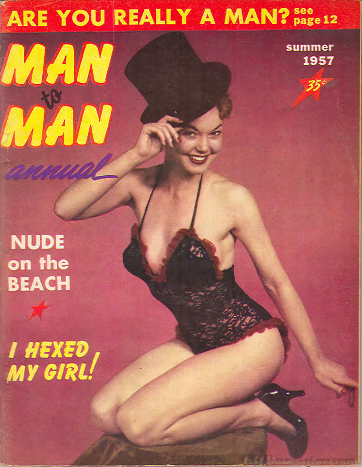 MAN TO MAN magazine side cover Summer 1957