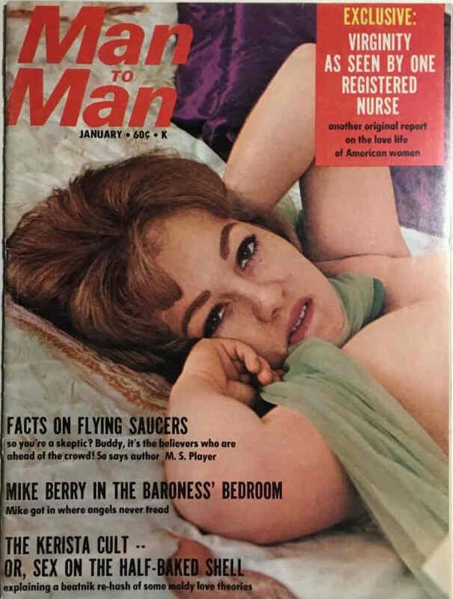 MAN TO MAN magazine side cover  January 1967