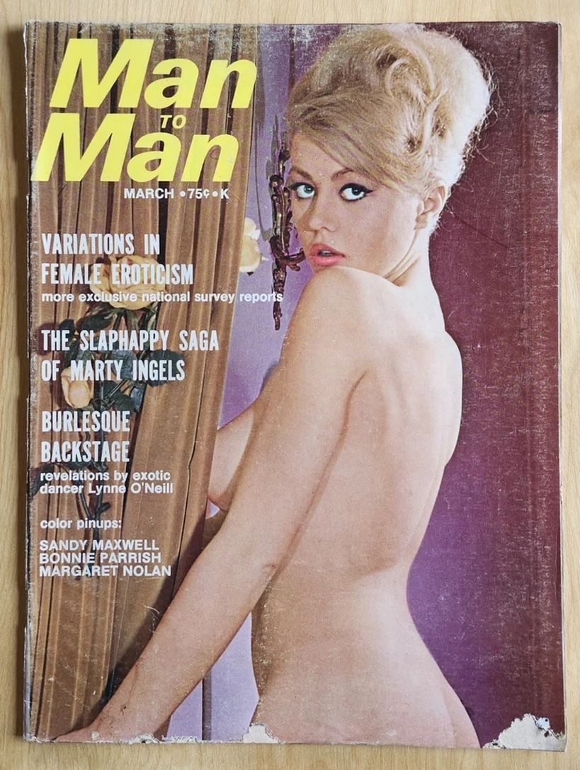 MAN TO MAN magazine side cover  March 1969