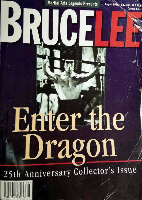 MARTIAL ARTS LEGENDS magazine side cover  August 1998