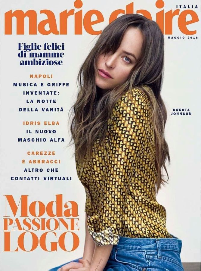 MARIE CLAIRE ITALY magazine side cover  May 2018
