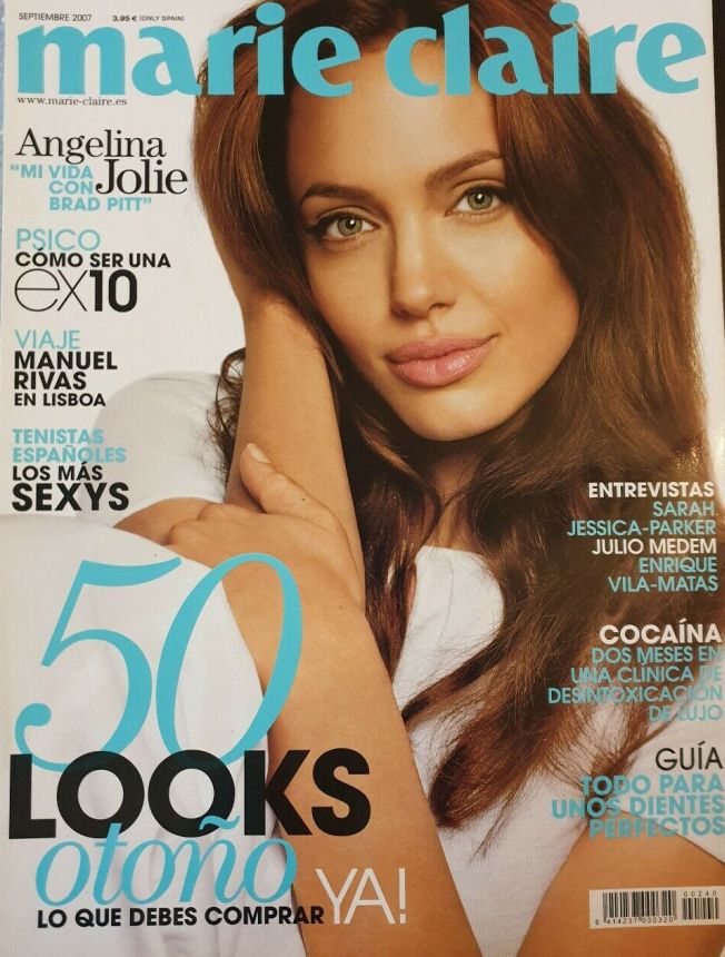 MARIE CLAIRE SPAIN magazine side cover  September 2007