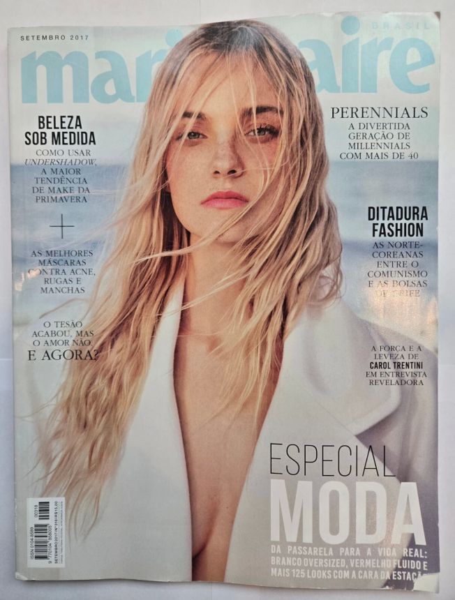 MARIE CLAIRE BRAZIL magazine side cover  September 2017