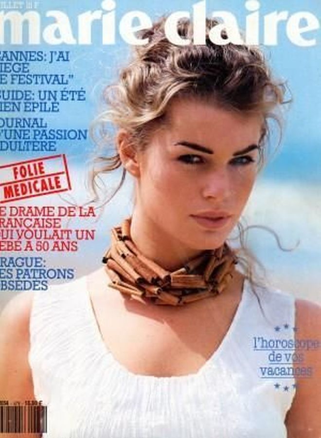 MARIE CLAIRE FRANCE magazine side cover  June 1993