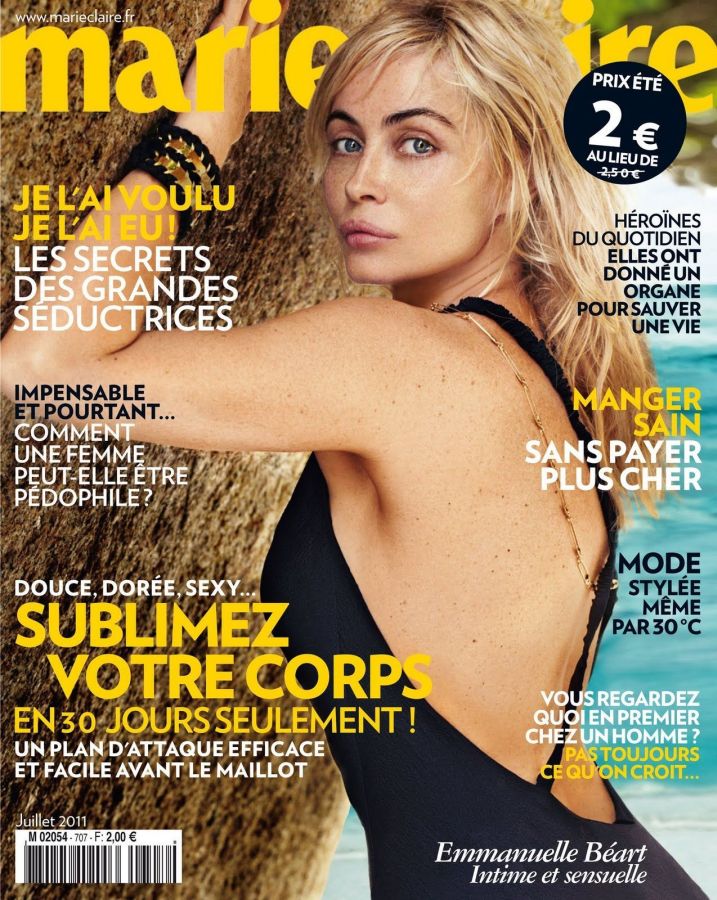 MARIE CLAIRE FRANCE magazine side cover  July 2011