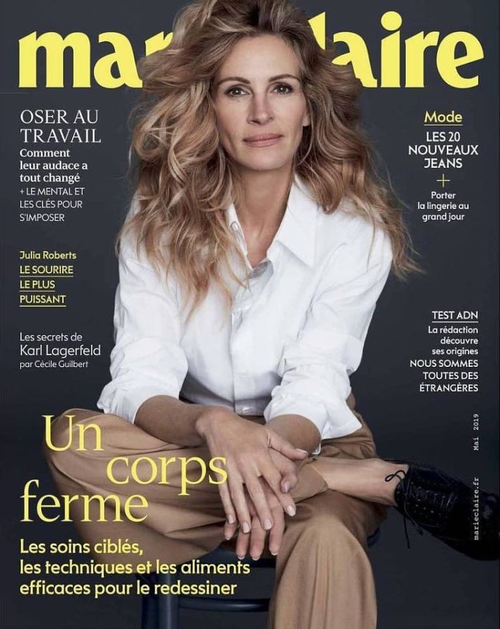 MARIE CLAIRE FRANCE magazine side cover  May 2019