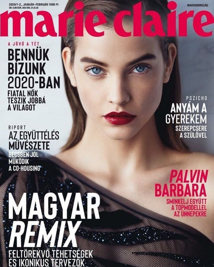 MARIE CLAIRE HUNGARY magazine side cover  January/February 2020