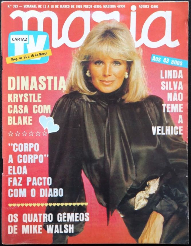 MARIA magazine side cover Issue 383 12 March 1986