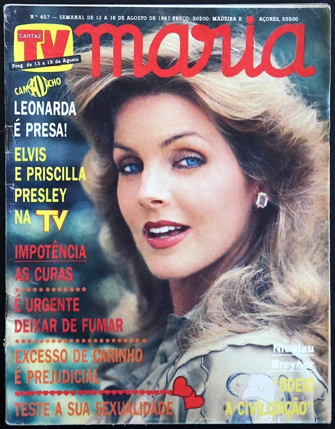 MARIA magazine side cover Issue 457 12 August 1987