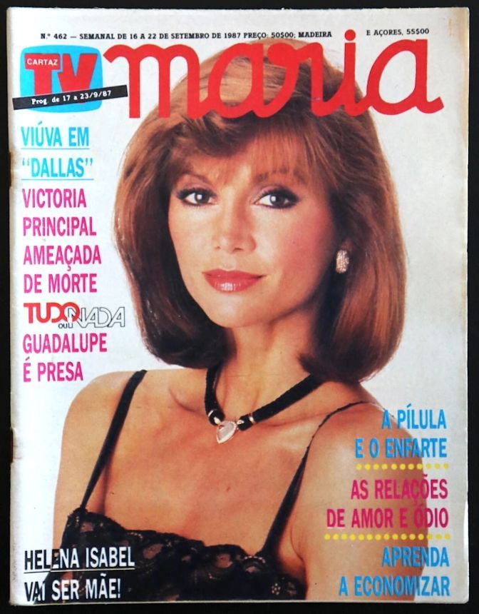 MARIA magazine side cover Issue 462 16 September 1987
