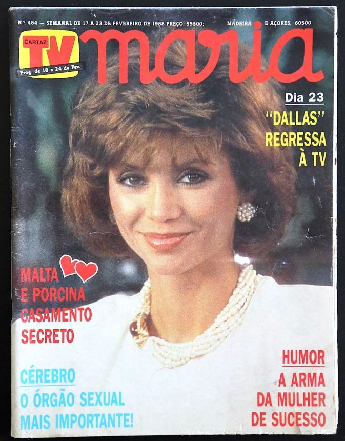 MARIA magazine side cover Issue 484 17 February 1988
