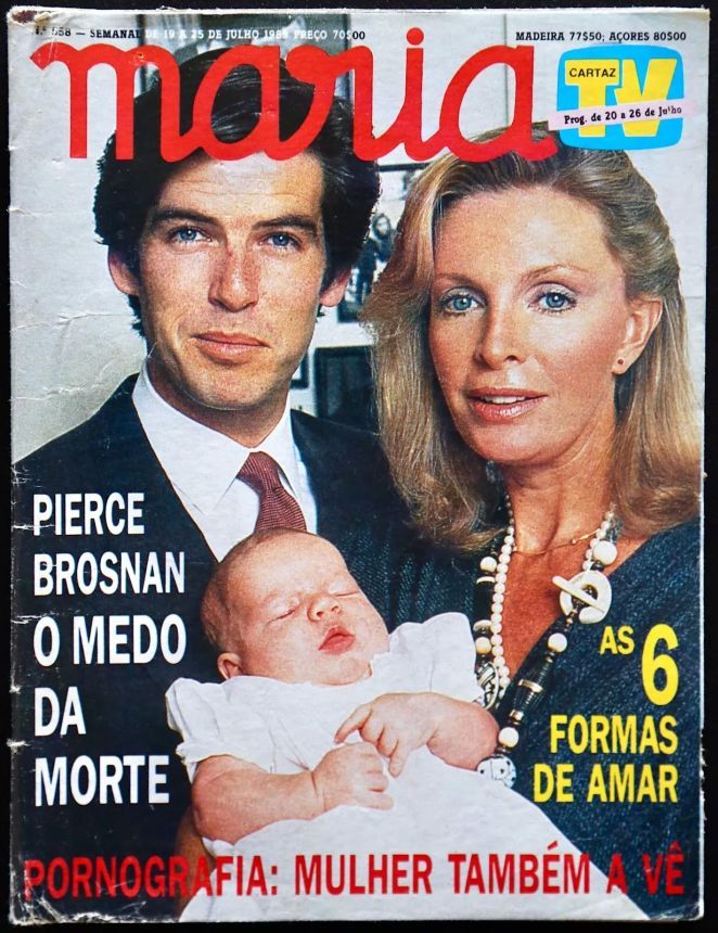 MARIA magazine side cover Issue 558 19 July 1989