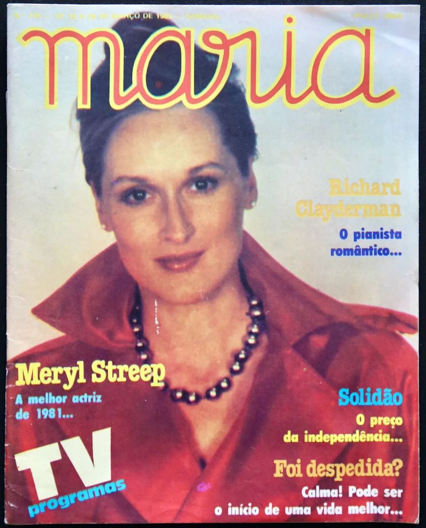 MARIA magazine side cover Issue 174 16 March 1982