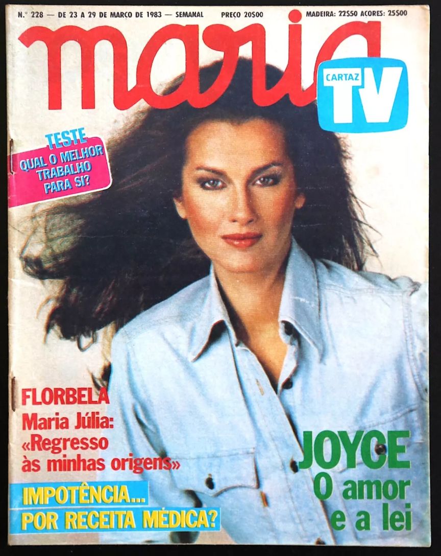 MARIA magazine side cover Issue 228 29 March 1983