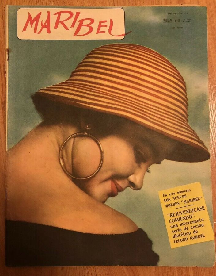 MARIBEL magazine side cover Issue 1110 23 February 1954