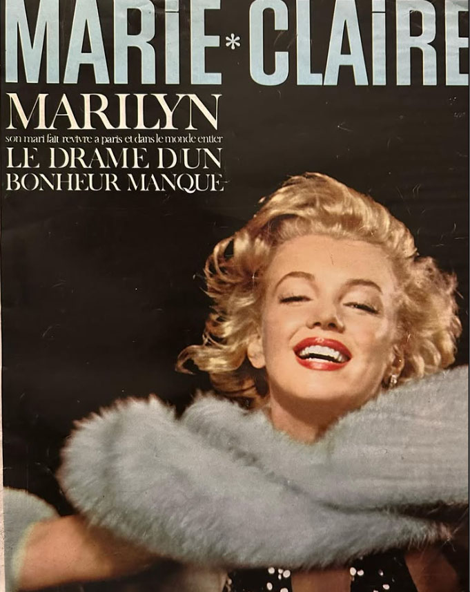 MARIE CLAIRE FRANCE magazine side cover Issue 128 18 January 1965