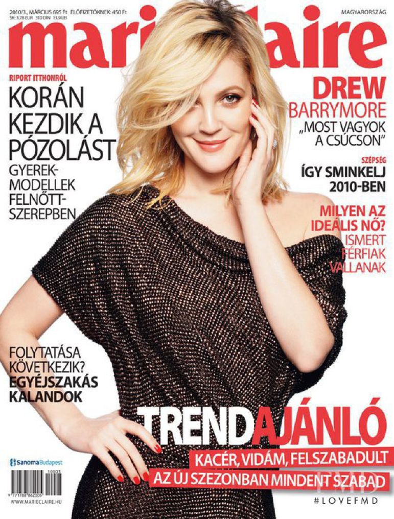 MARIE CLAIRE HUNGARY magazine side cover  March 2010
