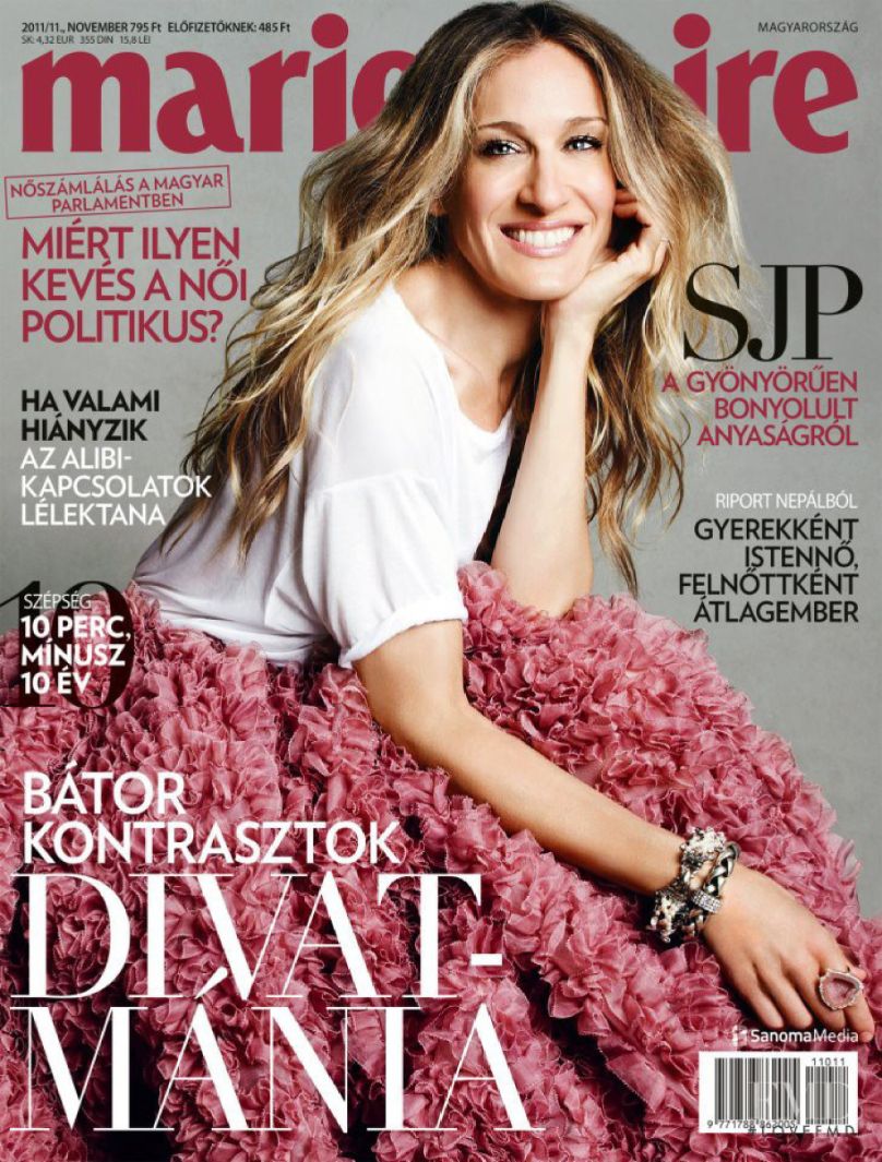 MARIE CLAIRE HUNGARY magazine side cover  November 2011