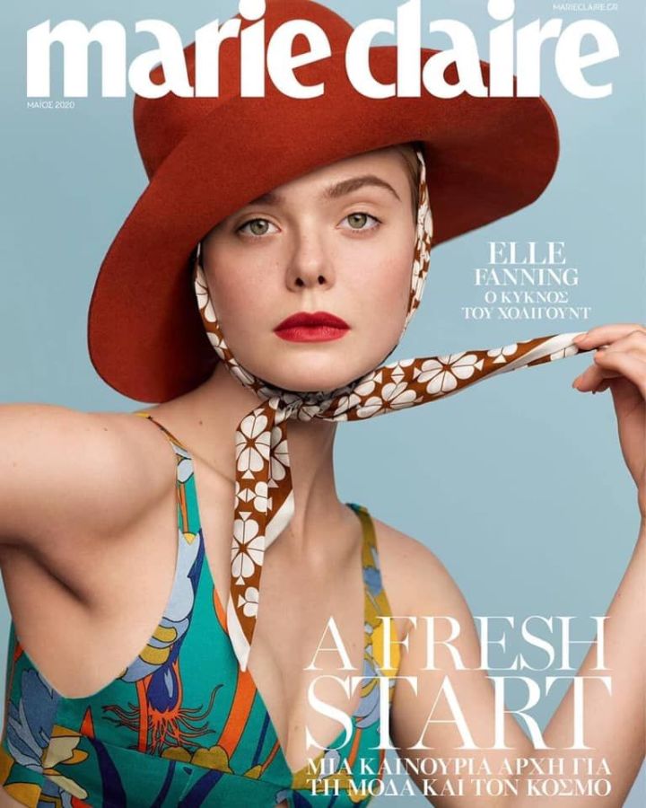 MARIE CLAIRE GREECE magazine side cover  May 2020