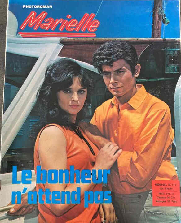 MARIELLE magazine side cover Issue 112  January 1976