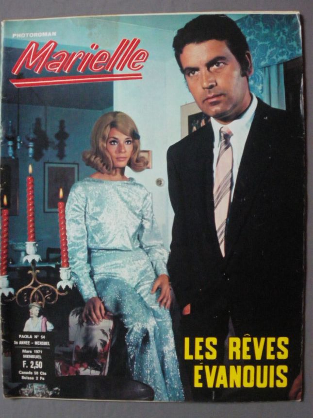 MARIELLE magazine side cover Issue 54  March 1971