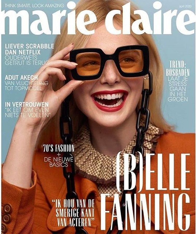 MARIE CLAIRE NETHERLANDS magazine side cover  April 2020