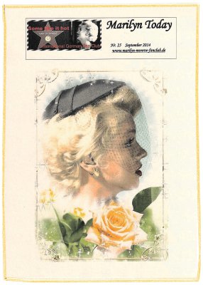MARILYN TODAY magazine side cover Issue 25 September 2014