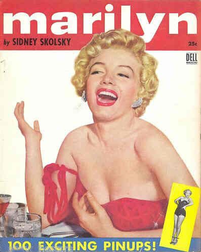 MARILYN (ONE-OFFS) magazine side cover  1953