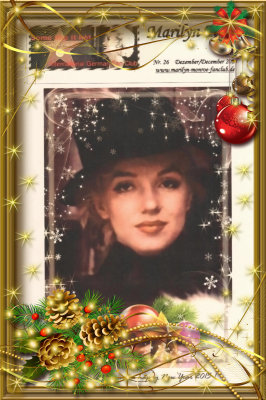 MARILYN TODAY magazine side cover Issue 26 December 2014