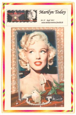 MARILYN TODAY magazine side cover Issue 27 April 2015