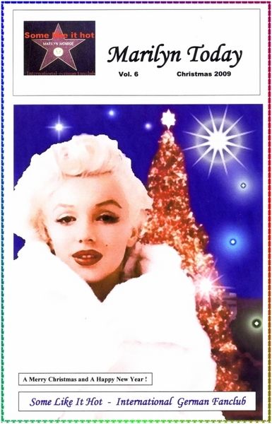 MARILYN TODAY magazine side cover December 2009