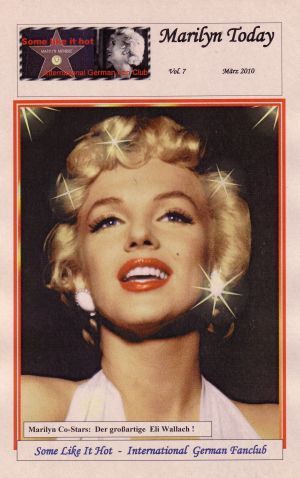MARILYN TODAY magazine side cover March/April/May 2010