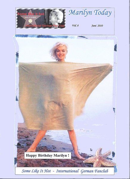 MARILYN TODAY magazine side cover June 2010