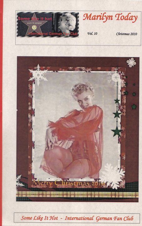 MARILYN TODAY magazine side cover December 2010